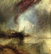Joseph Mallord William Turner Snowstorm Steamboat off Harbor's Mouth Spain oil painting artist